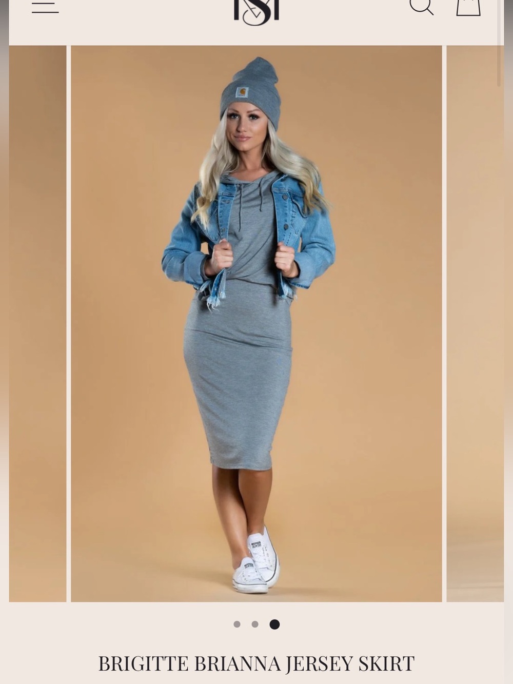 Bridgitte Brianna Jersey Skirt